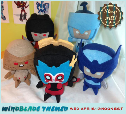 sowiddlefur:On the release date for the Windblade series (this Wed), I will have a little shop fill 