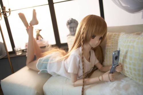 在家放鬆 relax at home #smartdoll #miraisuenaga #instadoll #doll #dollstagram #dollphotography #bjdphoto