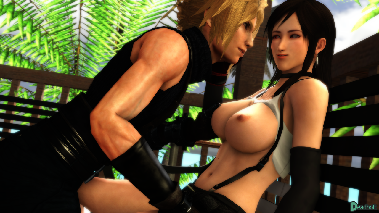 Tifa Lockhart mini-photoshoot.Note: Was surprised to find a Cloud model on the SFM