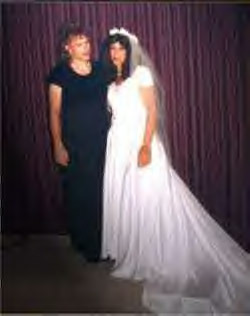 These pictures are from Lisa and Rachel’s wedding, circa 2001. The bride was a post-op transsexual; 