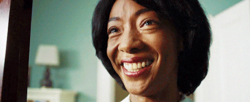 neversaywedie:  gael-garcia: Betty Gabriel as Georgina in Get Out (2017) “Betty has probably what I consider one of those greatest scenes in horror film history in this movie […] where she comes into the room and she just performs this creepy, Stepford...