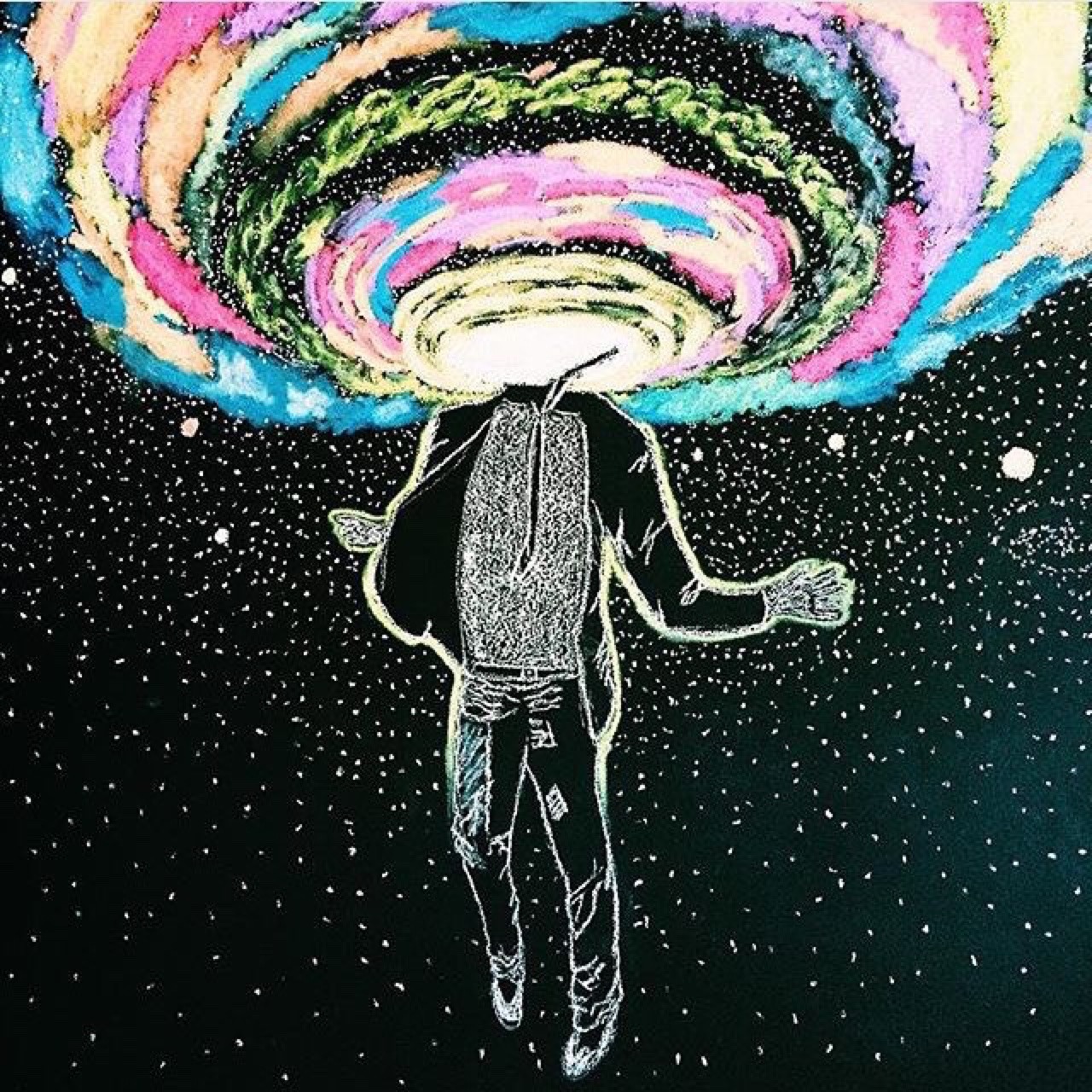 anonymousaustin:  My head is an explosion of stardust &amp; galaxies💭🌀✨🌌