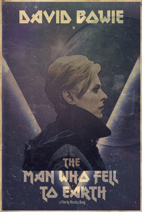 The man who fell to earth Vintage poster