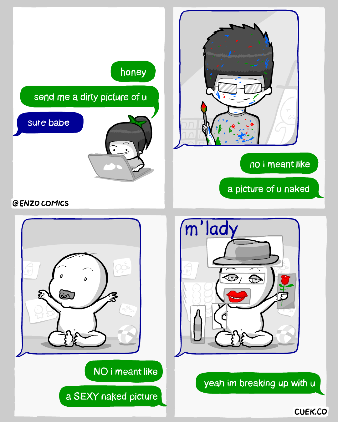 Sexting comics