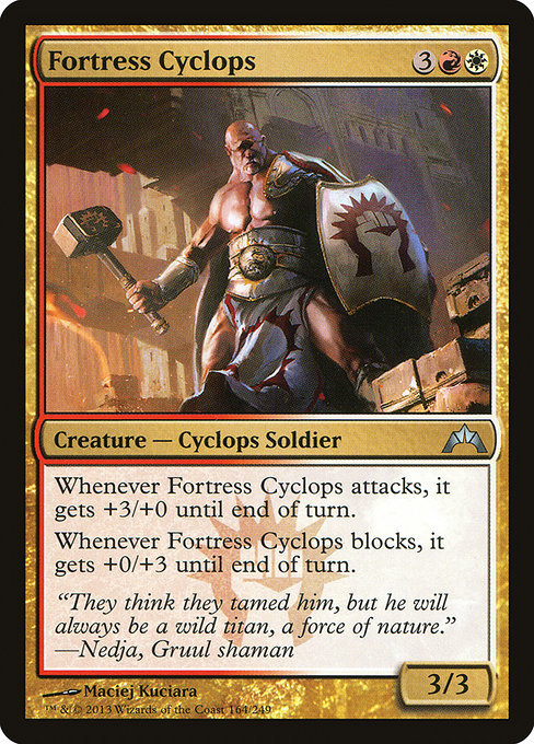 Fortress Cyclops&ldquo;They think they tamed him, but he will always be a wild titan, a force of