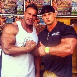 drwannabe:  Jay Cutler and Joey Sergo [more