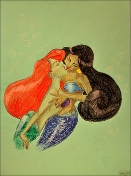 lesbian-vegan-fitblr:  kermitismyrainbowhero:  Who doesn’t like lesbian mermaids?