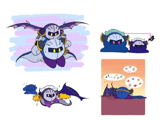 Meta Knight anime character  WiKirby its a wiki about Kirby