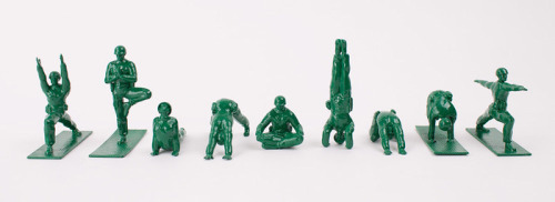 Porn photo nevver:  Army men yoga