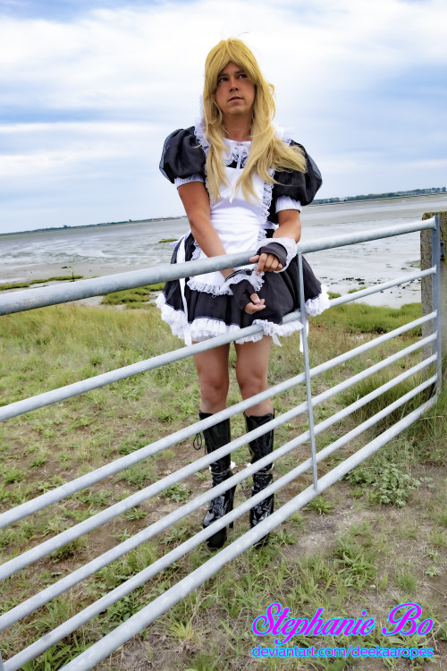 Sissy Maid at the Sea I