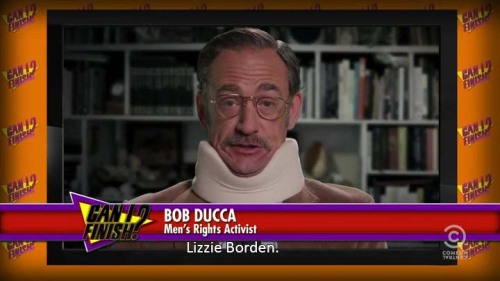 thawneddie:We’re gonna throw now to men’s rights advocate Bob Ducca.