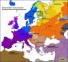 Ethno-genetic map of Europe: Groupings based on y-DNA Haplogroups