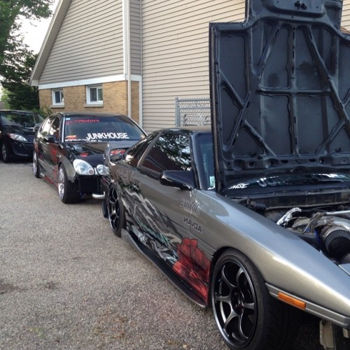 Garage hangs! #family #jza70 #jzs161 #1jz #2jz #proceed #junkhouse