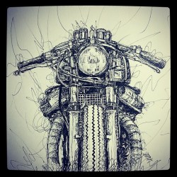 bcncaferacer:  Pure hand made. What an artist.