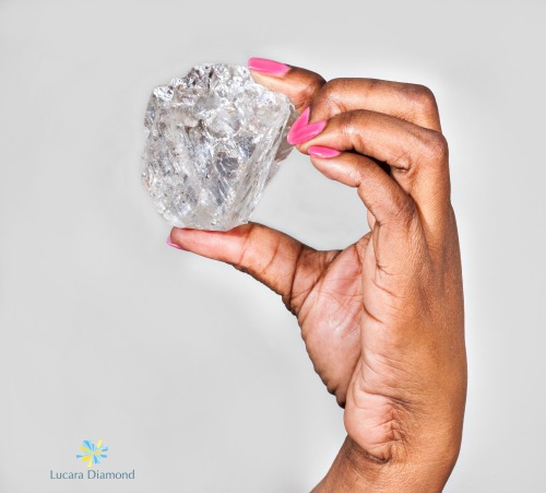 2nd largest gem quality diamond in history (1,111 carats), found recently by Lucara Diamonds in the 