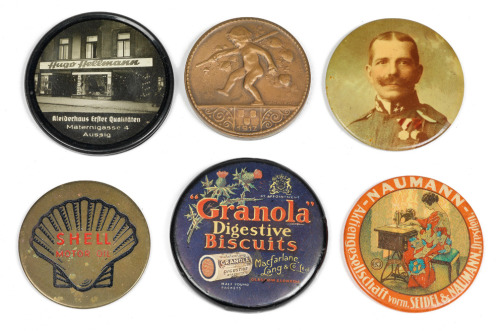 Collection of pocket mirrors, 1910s-1930s. Germany, Austria and Czechsolovakia. Via Dorotheum