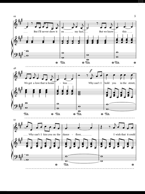 Secret Love Song - Little Mix ft. Jason Derulo (Piano Sheet)