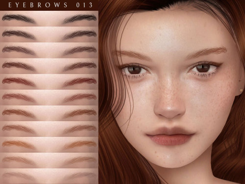 lutessasims: Eyebrows 013• Female and Male• Toddler to Elder• 34 colors• HQ compatibleDownload