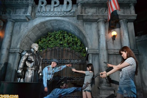 vajonathan:whatdidyoushae:The new Resident Evil attraction at Universal Studios Japan.This looks lik