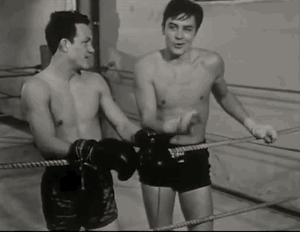 mynewplaidpants:  To see a 1959 interview with Alain Delon on the set of Rocco and