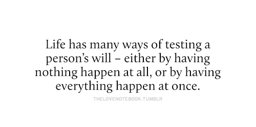 So true…all of a sudden my schedule of life is full of to-dos. I welcome it, though. 