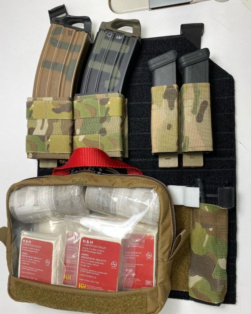 New year, new gear, you better get after it.  Our new Molle/Velcro Panel getting ready for release. 