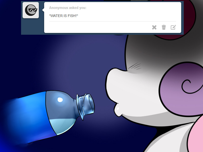 askthecutiemarkcrusaders:  My first kiss was stolen by a fish!!?  lolwut xD