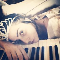 ladyxgaga:  @ladygaga: I love her. My piano.