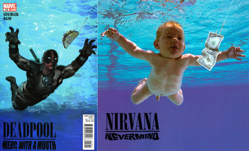my-insides-into-gunpowder:thegeekcritique:Deadpool Homage Coversforever the greatest things ever cre