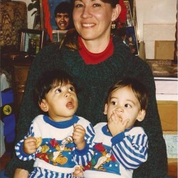 #Tbt With My Brother Jerms And Grandma. Didn&Amp;Rsquo;T Even Look Alike Then. #Twins