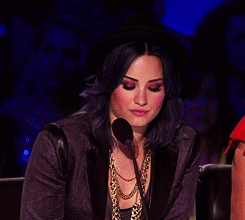 ddwarrior:  Demi Lovato on  “The X Factor” in recent weeks 