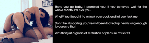 clickthelock: There you go baby.  I promised you, if you behaved well for the whole month, I’d fuck 