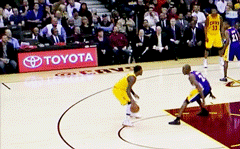immaculateswag:  imanah:    Easy Money, Easy Money, Easy Money.  the dude gaurded lebron 94ft and has gaurded russell westbrook on one knee this was easy money ;)  epic