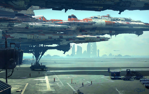 this-is-cool:A collection of new sci-fi artworks by the excellent Raphael Lacoste - www.this
