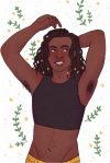 mossymorels:Illustrations for a trans masc chest Zine I’m making!