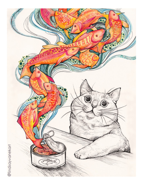 WISHES FOR FISHESThis print is on sale for 10% off in my store until Friday the 25th at 6pm EST! Vis