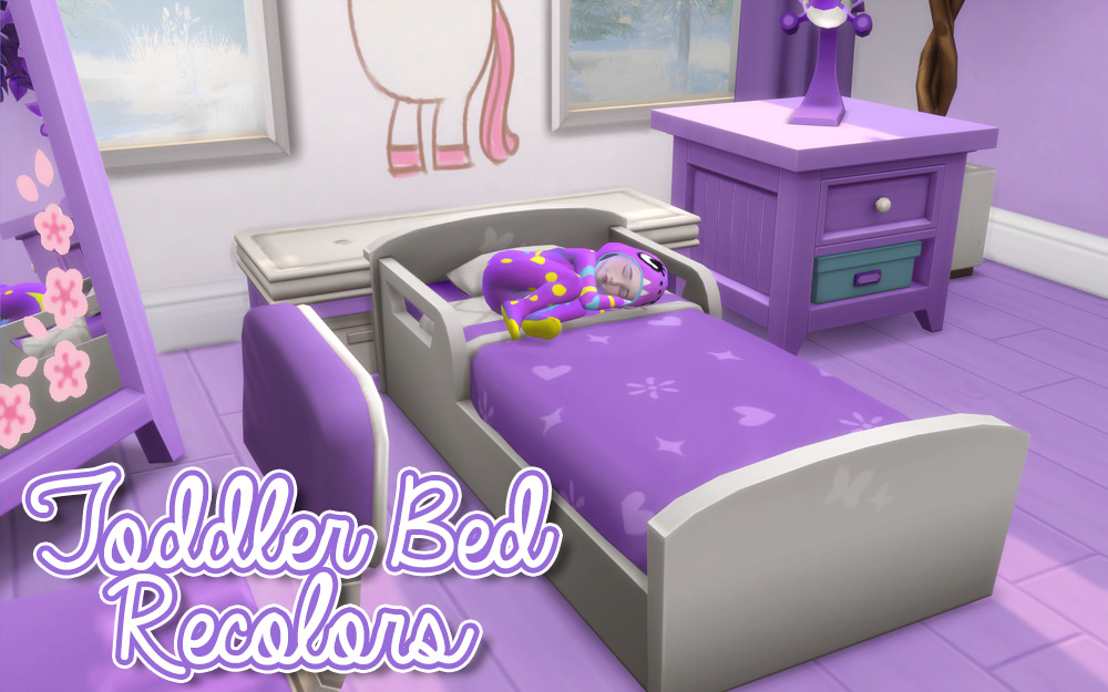 toddler bed cc sims 4
