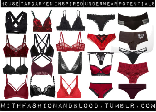 House Targaryen inspired underwear potentials by withfashionandblood featuring lingerie brasAgent Pr