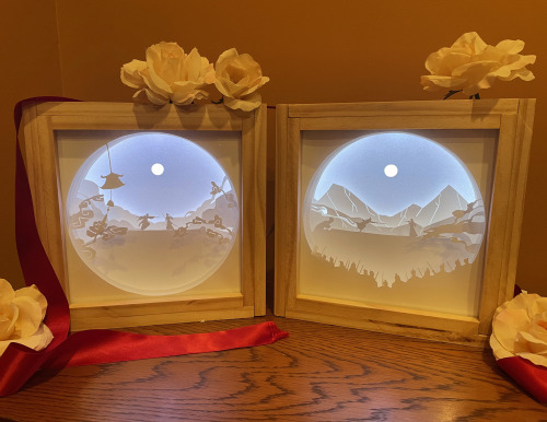 two meetings under the full moon these will be put up for sale in the next few days on my art sale d