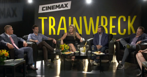 billhaderismycriterioncollection:  Watch Judd Apatow, Amy Schumer, Bill Hader, John Cena, Vanessa Bayer, Colin Quinn on  Cinemax’s “uncensored” panel discussion  about Trainwreck Its as great as you think its going to be