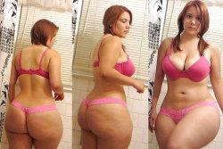 Oh My, This Big Bubble Ass Looks Great In This Pink Lingerie!