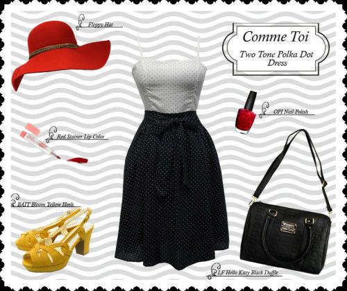 Be a nautical bombshell with our summer inspired look from Comme Toi!