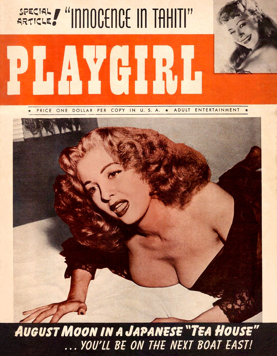 burleskateer:Tempest Storm appears on the cover of ‘PLAYGIRL’ (Vol. 2 - No.7)