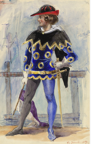 shakespearenews:The Royal Collections are particularly rich in ‘Richard II’ material. This sketch by