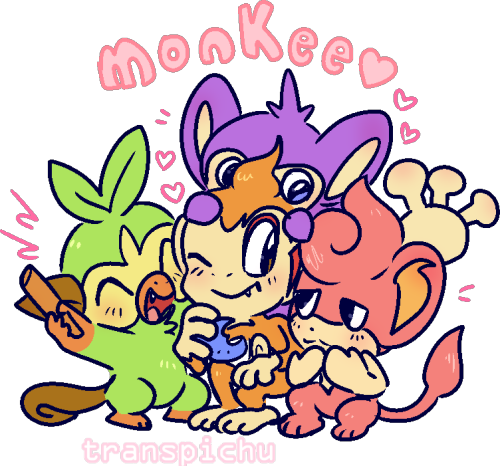 transpichu:my fav monkee pokemon :) dont repost