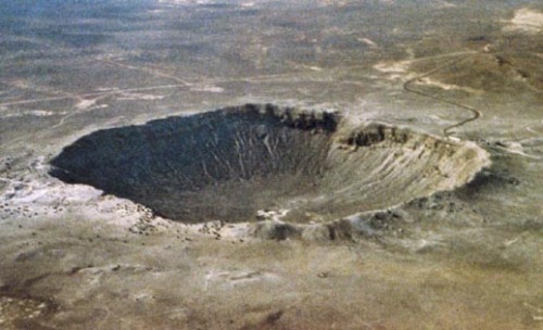 gravitationalbeauty:  Barringer Crater on Earth  