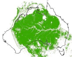 mapsontheweb:  Amazon Forest & Australia