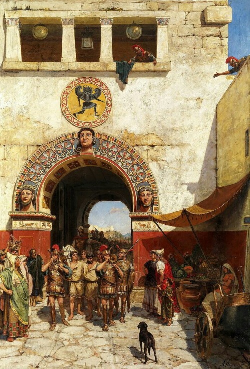 didoofcarthage:captainfilippobecheruccistuff:Volterra etruscaReturning with the Captives by Alexande