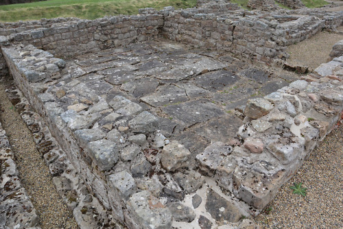 The Prefect’s House, Vindolanda Roman Fort, Northumberland, 29.4.18This was a substantial cour