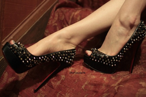 spiked heels